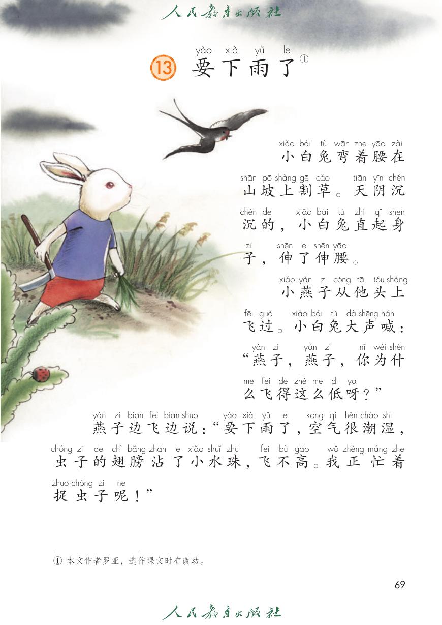 要下雨了P69